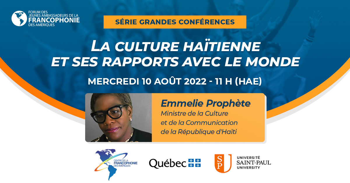 Conférence - La culture haïtienne et ses rapports avec le monde
