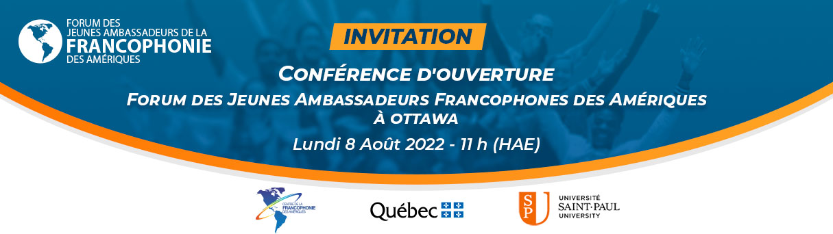 Invitation-Conférence d'ouverture du forum 